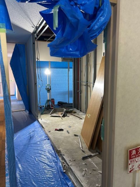 解体工事直後の様子